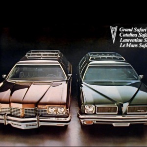 1973 Pontiac Bonneville & LeMans Safari