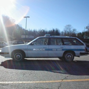 Pontiac 6000 police cruiser (faked)