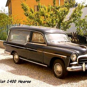 1952 Fiat 1400 Hearse