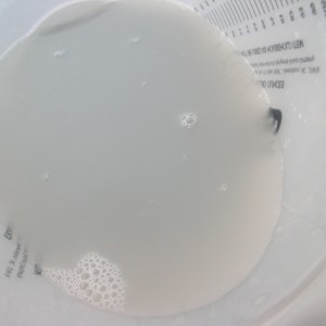 Water With White Paint From Sanding