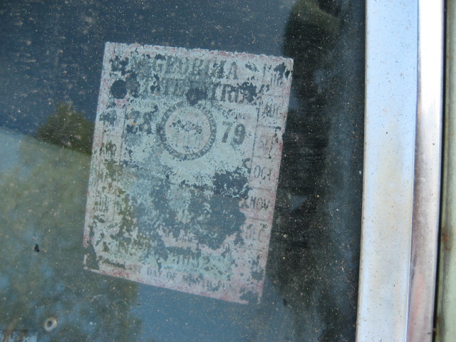 1978 Georgia Inspection Sticker