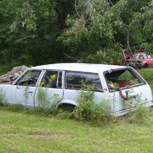 Chevy Wagon In A Famous Junkyard In Quebec2