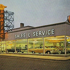 59 Pontiac Dealership With Wagon