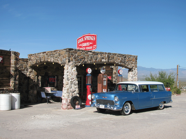 '55 Wagon Along Old Route 66